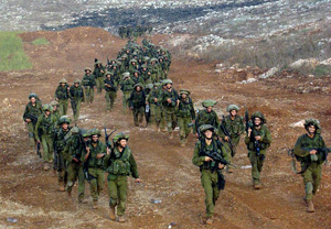 חיילים קרביים מגדוד גרניט ביציאה מלבנון. מקור: ויקיפדיה ברשיון חופשי. צילום: אביעד. Hmbr